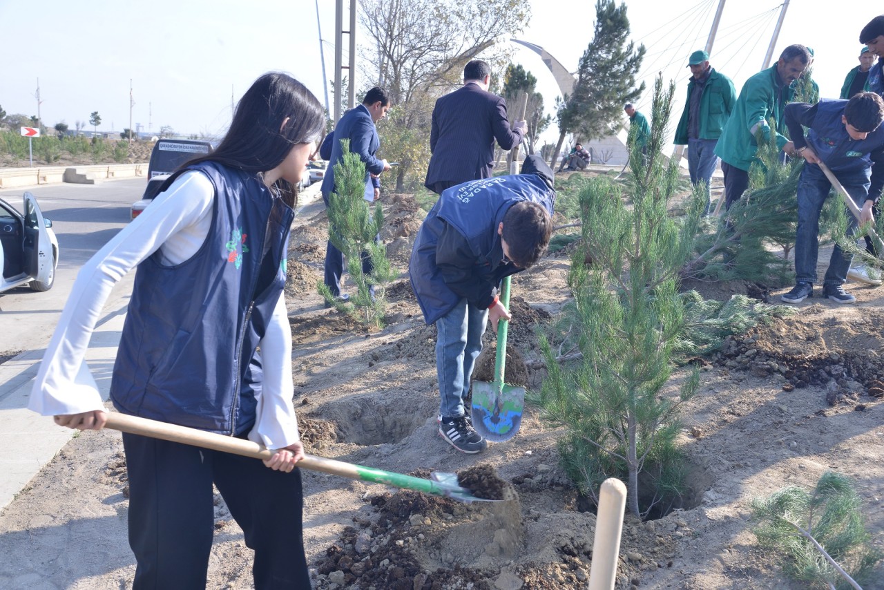 Qaradağda Zəfər Gününün 5 illiyinə həsr olunmuş tədbirlər keçirilib - FOTOLAR